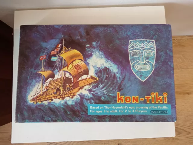 Kon-Tiki Board Game Spears Vintage