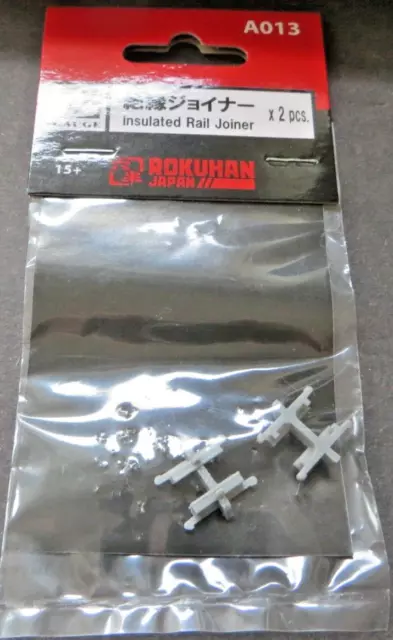 Rokuhan A013 Noch 7297413 Z Gauge 2 X Insulated Connectors New IN Boxed 2