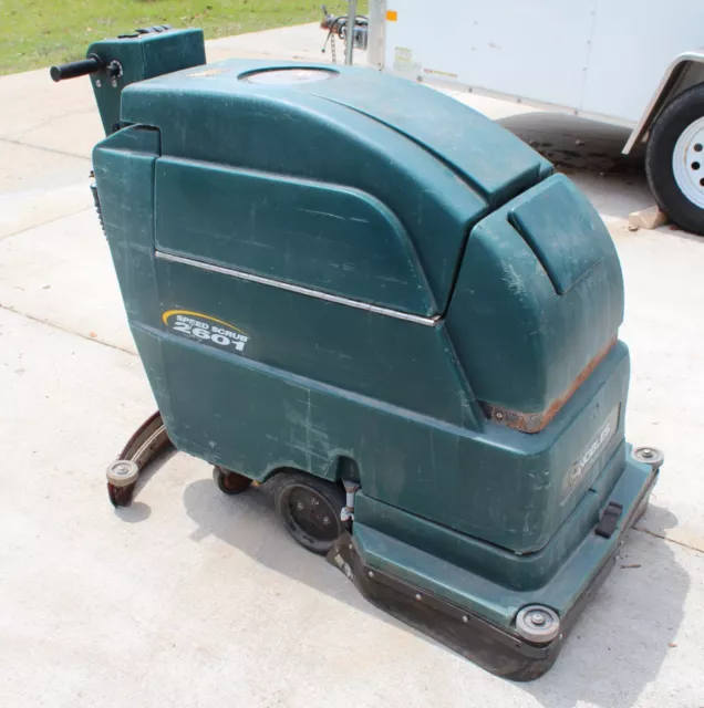 Nobles Speed Scrub 2601 Walk Behind Disc Floor Scrubber- No Batteries- Untested