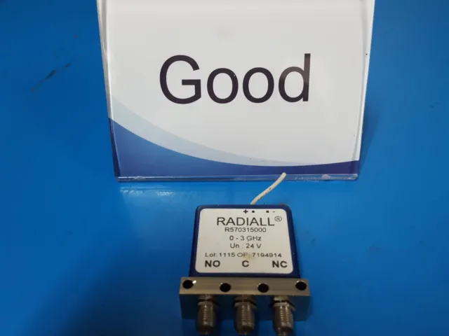 Radiall_R570315000: RF COAXIAL SWITCH 3GHz / 24V (4)
