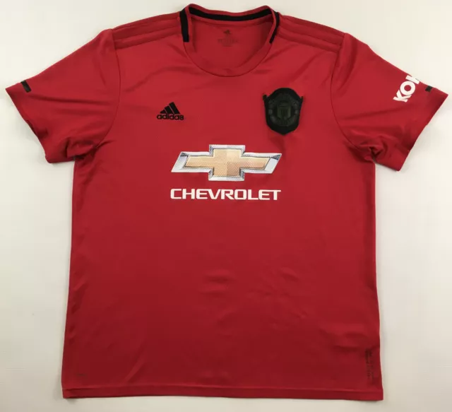 MANCHESTER UNITED 2019 20 2020 Treble Winners shirt jersey Adidas Chevrolet XL 29.99 PicClick UK
