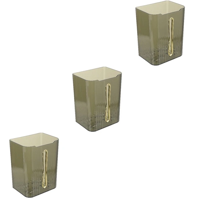 3 piezas dispensador de tejidos montaje en pared caja de servilletas dispensador de toallas de papel plástico para