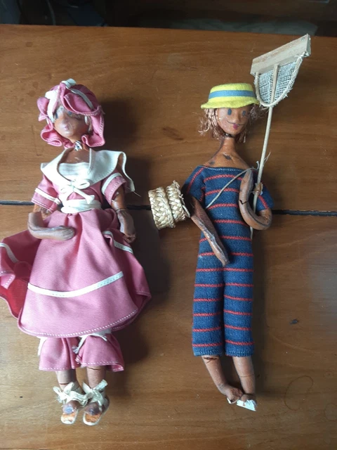 Poupées De Collection Les Mariés De Peynet, Originales, Années 60, 20 Cm, Occasion