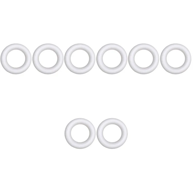 8 Pcs Craft Foam Hoop Foam Ring Nativity Ornaments Kids Base