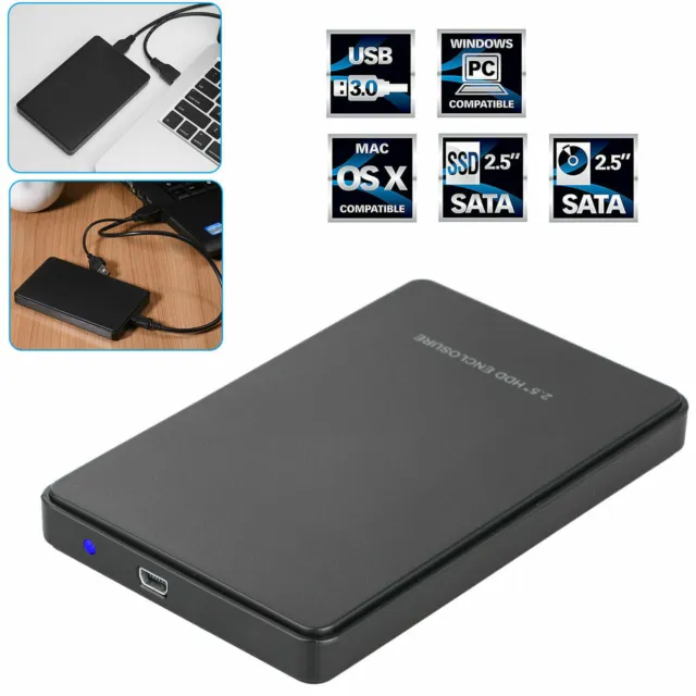 3.0 2TB SATA SSD Externe Festplatte Portable Desktop Mobile Festplattengehäuse