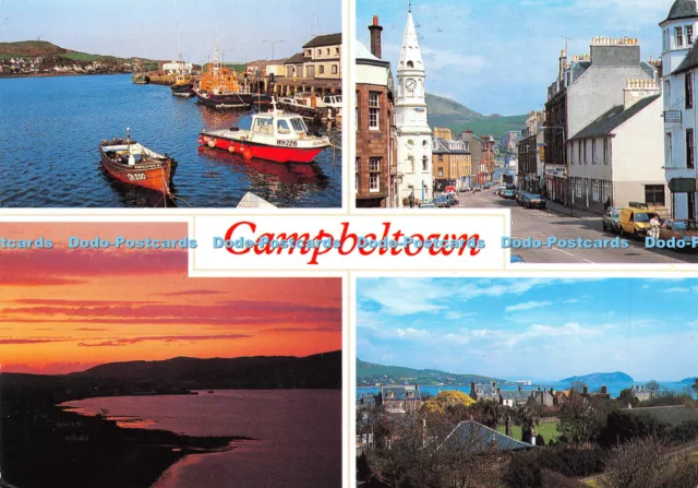 D037679 Campbeltown. The Harbour. The Main Street. Whiteholme. A Hail Caledonia