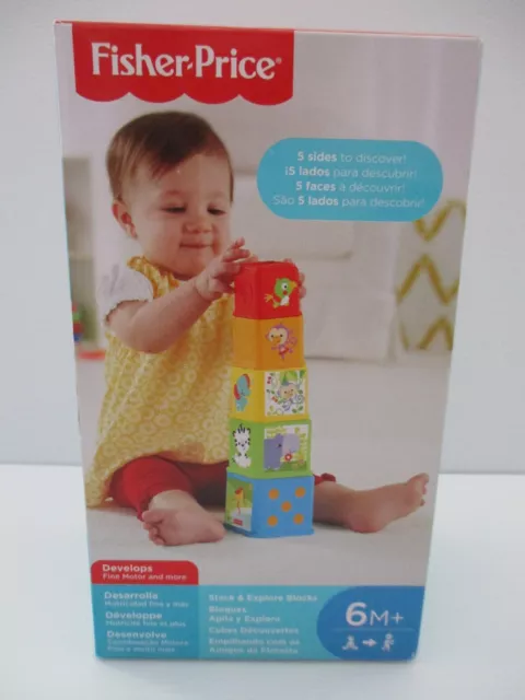 Fisher-Price Stack and Explore Blocks Set 6m+