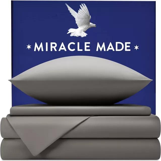 Miracle Made Extra Luxe Bed Sheets Set – 4 Piece Bed Sheet all sizes available!