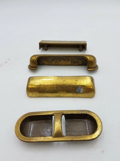 4Pc Assorted Lot Dresser Drawer Handle Pull Furniture Hardware Knobs Vintage 2