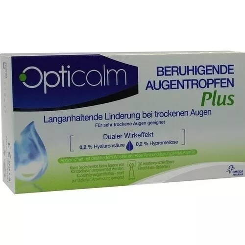 OPTICALM beruhigende Augentropfen Plus in Einzeld., 10 ml PZN 09758626