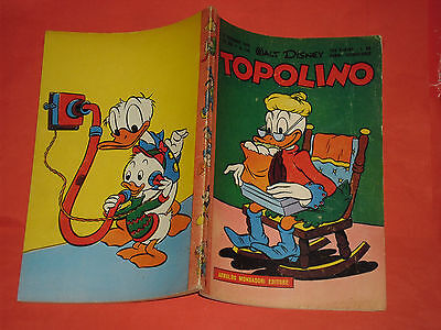 WALT DISNEY TOPOLINO libretto n° 128 originale mondadori anni 1954 -usato raro