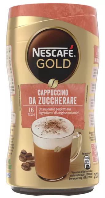 Cappuccino Solvent Nescafe 'Gold Aus zu Versüßen Caffe' Solvent Cremig 16 Tassen