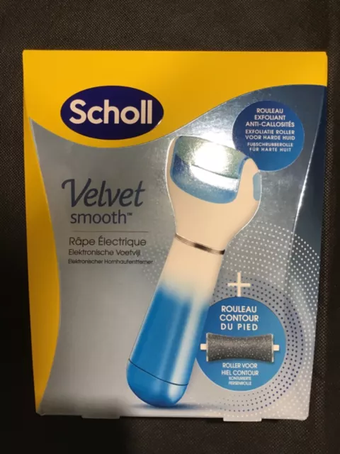 Scholl's Velvet Smooth Râpe Électrique - Bleu