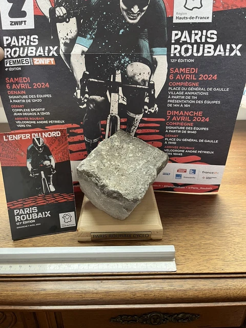 Pavé Mythique Paris-Roubaix - Véritable Morceau De Course Cycliste - Neuf