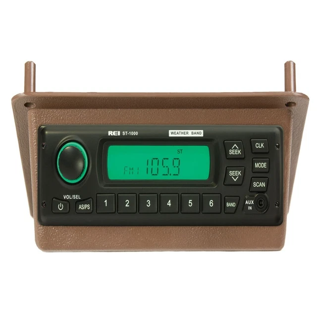 Brand New Repl Fits John Deere 50 Series AM/FM/WB Digital Radio In Brown Bezel 7