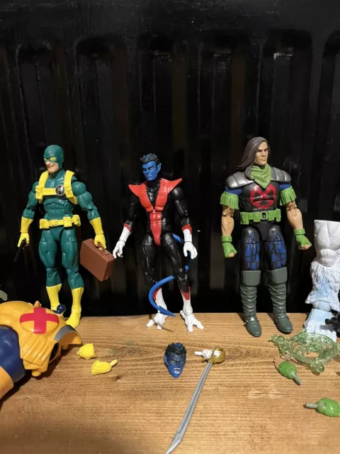 Marvel Legends Nightcrawler, Bob, Richtor & BAF Pieces