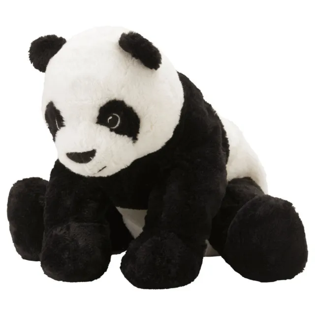 IKEA KRAMIG Panda soft toy white/black 30 cm