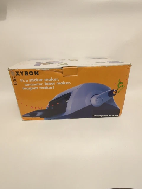 Xyron Modelo 900 ~ Etiqueta - Fabricante de pegatinas/laminador/fabricante de imanes nuevo en caja