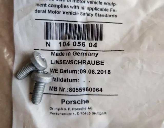 GENUINE AUDI VW Porsche Oval Hexagon Socket Head Bolt N10405604 7 99 genuine-audi-vw-porsche-oval-hexagon-socket-head-bolt-n10405604-7-99