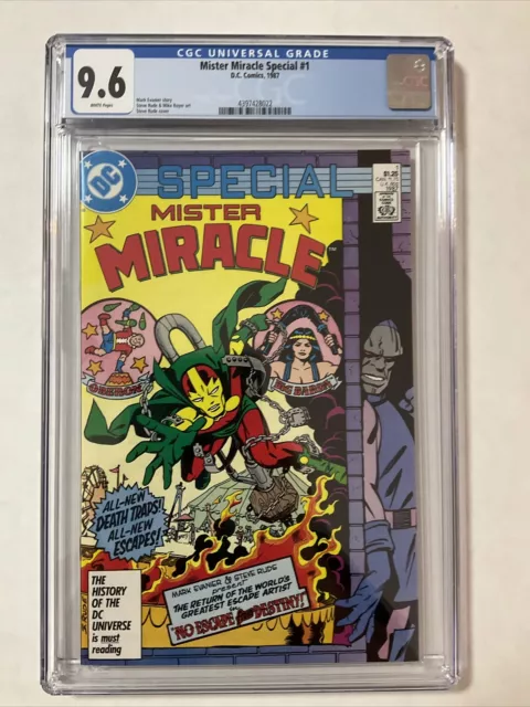 Mister Miracle Special #1 - Darkseid Returns W/ Ultimate Trap - 9.6 Copy - 1987
