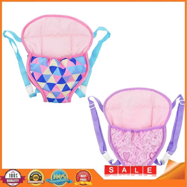 Outdoor Doll Travel Storage Bag with Adjustable Straps for New Born Baby Doll