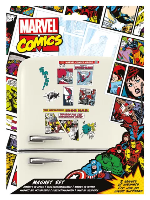 Marvel - Pack d'Aimant Marvel Comics