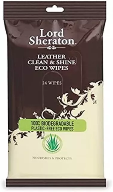 Lord Sheraton Leather Clean and Shine Wipes