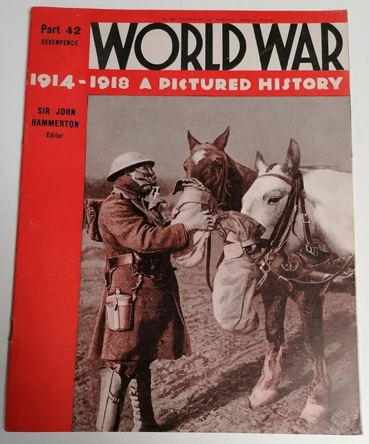 MAGAZINE - WORLD War 1 Pictured History 1914-1918 Part 42 Ed. Sir John ...