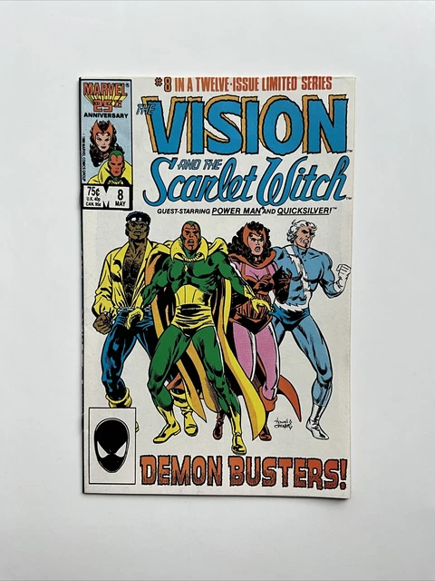Vision And The Scarlet Witch #8 (1986) 8.5 VF Marvel High Grade Comic Book