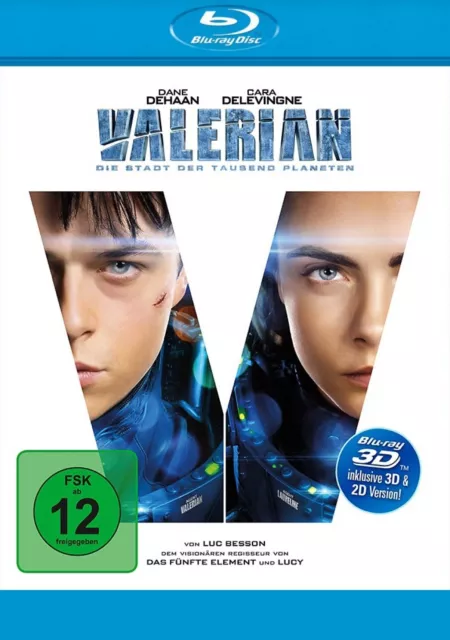 Valerian - Die Stadt der tausend Planeten 3D+2D # BLU-RAY-NEU