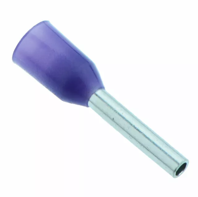 Violet 0.3mm Bootlace Ferrule Connectors - Pack of 100