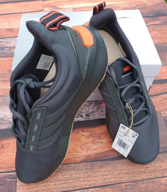 Adidas Racer TR21 Men's Athletic Shoe Carbon/Carbon/Black Size 11 New w/Box