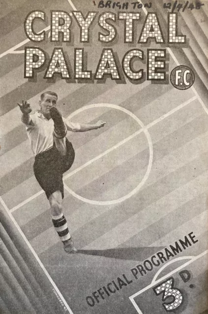 Crystal Palace v Brighton Div 3 (S) 1947/48