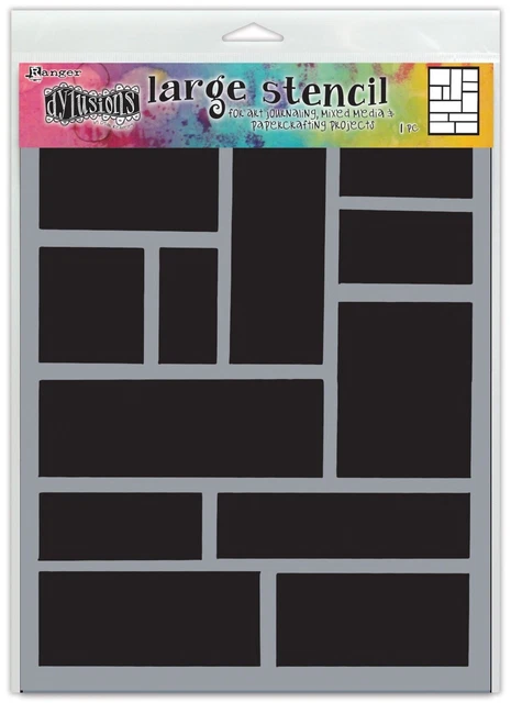 Plantillas Dyan Reaveley's Dylusions 9""X12""-Bloqueo -DYSL-77992