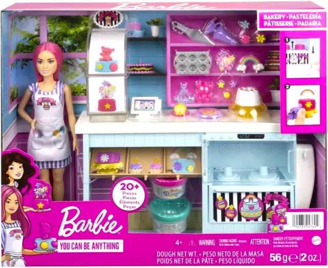 Barbie Bambola Negozio Pasticceria Set Completo Edizione Speciale con Accessori