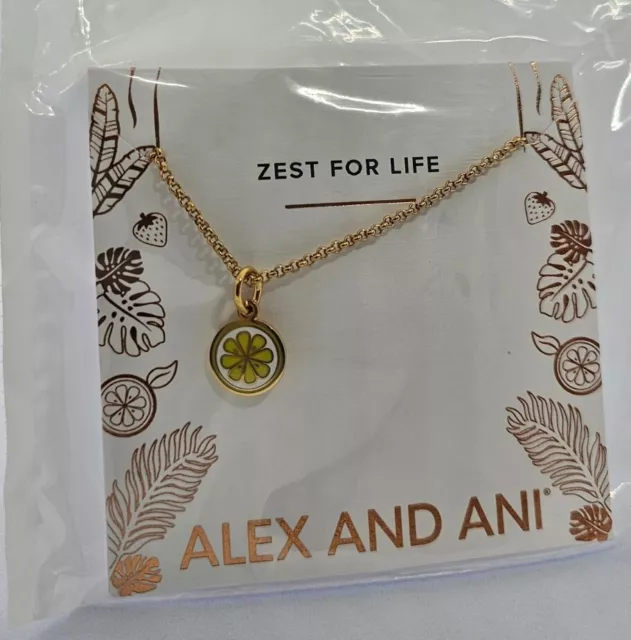 Alex And Ani Zest For Life Lemon 🍋  19" Pendant Necklace.