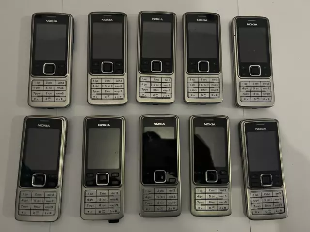 JOB LOT x10 Nokia 6300 RM-217 Unlocked Mobile Phone - FAULTY - READ DESCRIPTION