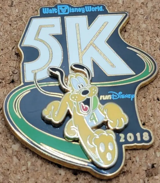 Disney Parks runDisney Pluto 5K Layered 2018 Limited Release Lapel Trading Pin