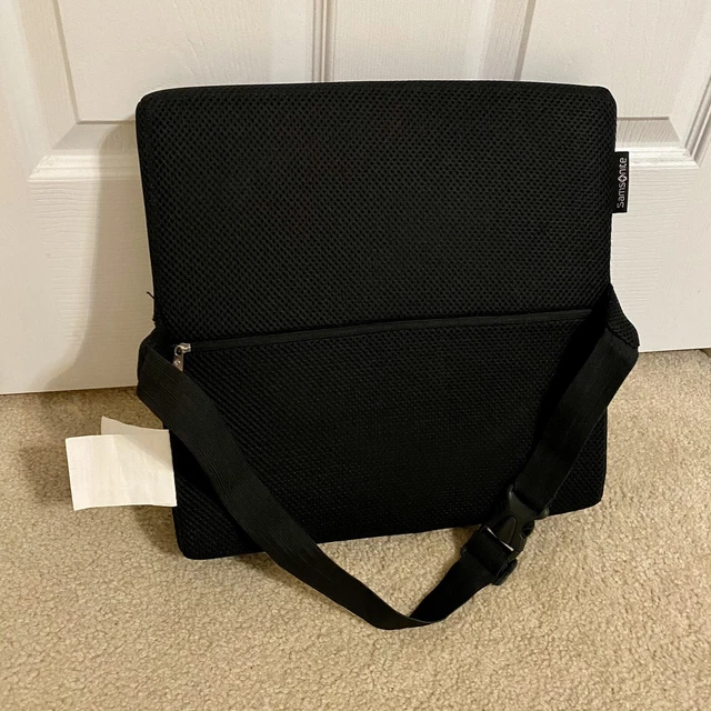 SAMSONITE Lumbar Support Pillow For Office Chair and Car Seat, Perfectly Memory 2