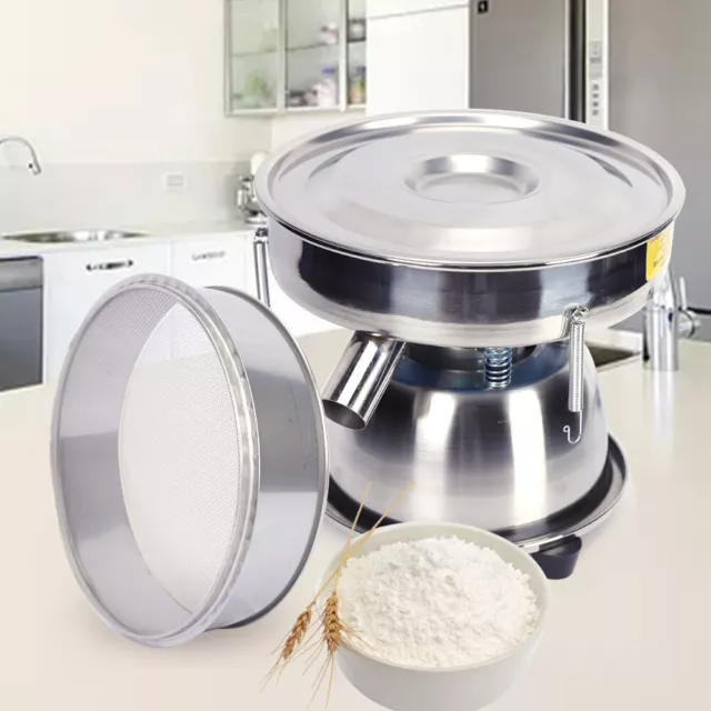 Mechanical Electric Sieve Vibrating Sieve Machine Powder Shaker 80/50 Mesh 50W