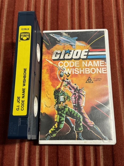 G.I JOE CODE NAME: WISHBONE - PAL VHS TAPE 1988 video cassette (GC ...