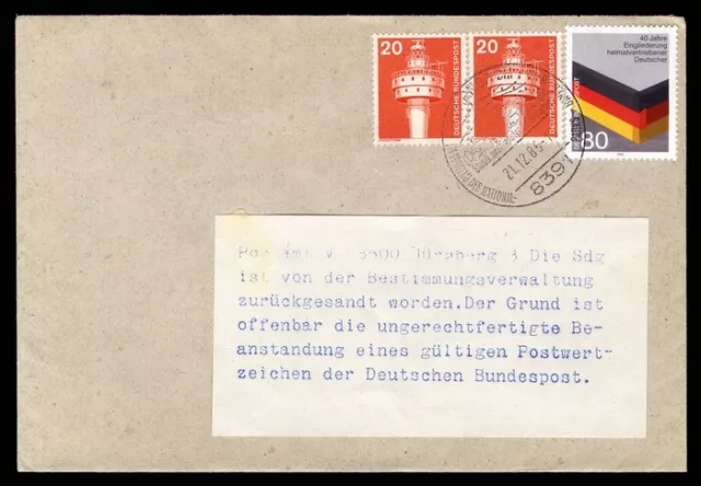 1985, Bundesrepublik Deutschland, 1265 u.a., Brief - 1739811