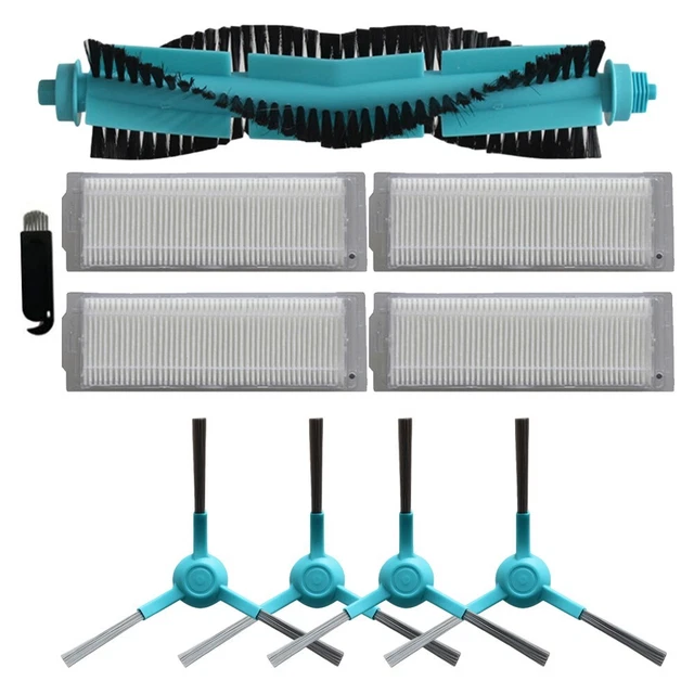 Brosses Latérales De Rechange Pour Robot Aspirateur - Compatible SilverCrest M690, WAP W310 - Lot De 4 - 12