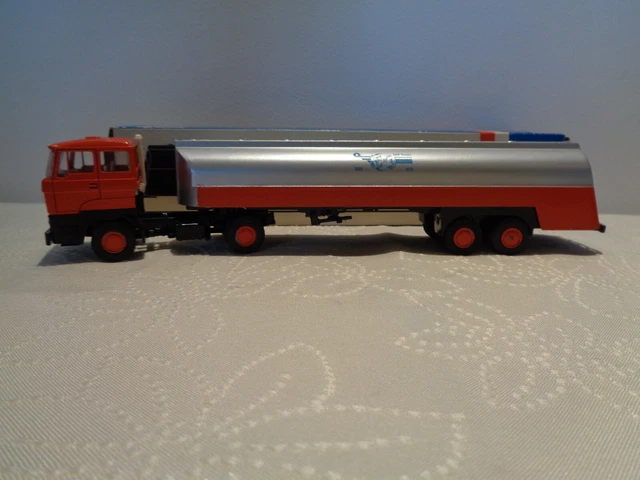 LION CAR 62 DAF 2800 TRUCK + TRAILER TANK TANKER PROMOTIONAL N MINT BOXED