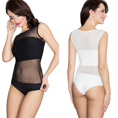 Blanco Body Femme Transparent Body for 170cm for 70KG Brillant Combinaison Pyjama 