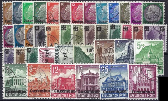 11453)) D. Besetzung Luxemburg, komplettes Gebiet Mi 1-41°