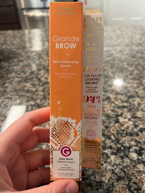 Suero para mejorar cejas Grande Cosmetics - suministro de 4 meses (nuevo y en caja) 