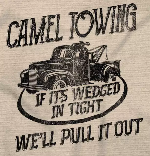 Camel Towing Services Funny Sarcastic Rude Mens Casual Crewneck T Shirts Tees 2