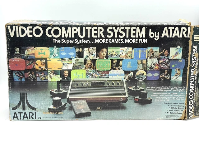 Console Atari 2600 VCS Édition Française 1ère Édition – Boîte, Joystick, Paddle Complet – Occasion