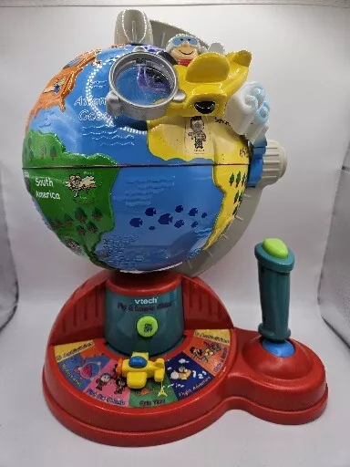 VTech Fly and Learn World Globe w/ joystick Children's Educational Toy  Learning